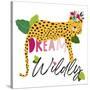 Dream Widly Cheetah-Jennifer McCully-Stretched Canvas