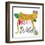 Dream Widly Cheetah-Jennifer McCully-Framed Art Print