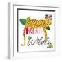 Dream Widly Cheetah-Jennifer McCully-Framed Art Print