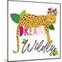 Dream Widly Cheetah-Jennifer McCully-Mounted Art Print