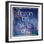 DreamBig-Lauren Gibbons-Framed Art Print