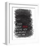 Dreamer-Tenisha Proctor-Framed Art Print
