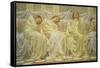 Dreamers, 1882 (Oil on Canvas)-Albert Joseph Moore-Framed Stretched Canvas