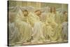 Dreamers, 1882 (Oil on Canvas)-Albert Joseph Moore-Stretched Canvas