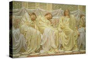 Dreamers, 1882 (Oil on Canvas)-Albert Joseph Moore-Stretched Canvas