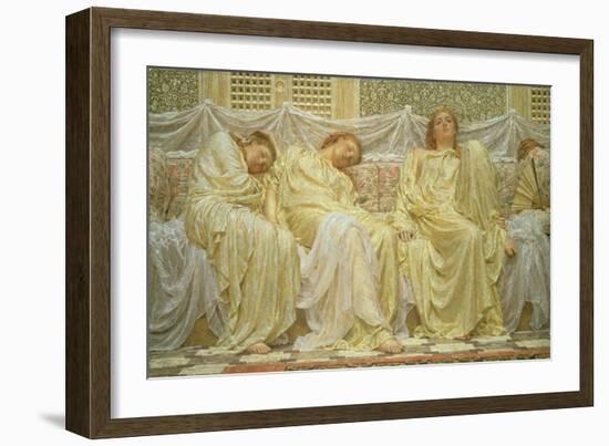 Dreamers, 1882 (Oil on Canvas)-Albert Joseph Moore-Framed Giclee Print