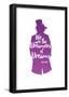 Dreamers Of Dreams (Purple Silhouette)-null-Framed Poster