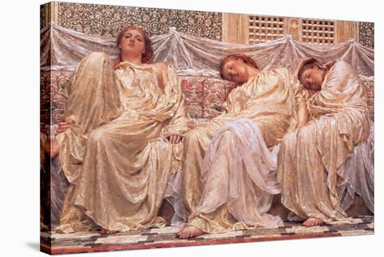 Dreamers-Albert Moore-Stretched Canvas