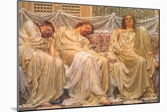 Dreamers-Albert Joseph Moore-Mounted Art Print