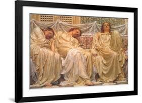 Dreamers-Albert Joseph Moore-Framed Art Print