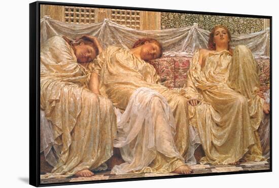 Dreamers-Albert Joseph Moore-Framed Stretched Canvas