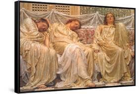 Dreamers-Albert Joseph Moore-Framed Stretched Canvas