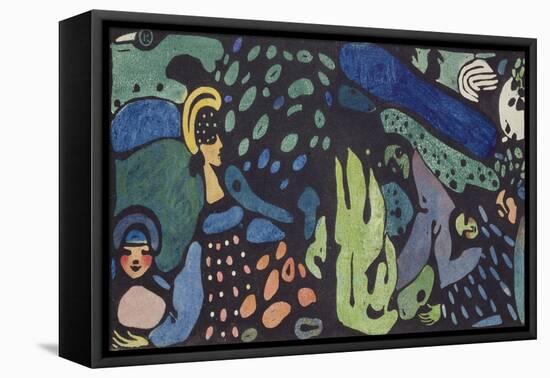 Dreaming Children-Wassily Kandinsky-Framed Stretched Canvas