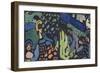 Dreaming Children-Wassily Kandinsky-Framed Giclee Print