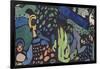 Dreaming Children-Wassily Kandinsky-Framed Giclee Print