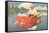 Dreaming Fisherman-null-Framed Stretched Canvas