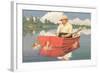 Dreaming Fisherman-null-Framed Art Print