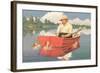 Dreaming Fisherman-null-Framed Art Print