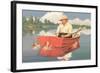 Dreaming Fisherman-null-Framed Art Print