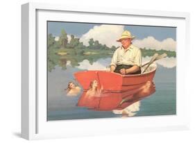 Dreaming Fisherman-null-Framed Premium Giclee Print