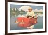 Dreaming Fisherman-null-Framed Art Print