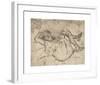 Dreaming Girl-Ernst Ludwig Kirchner-Framed Premium Giclee Print