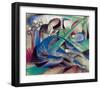 Dreaming horse-Franz Marc-Framed Giclee Print