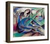 Dreaming horse-Franz Marc-Framed Giclee Print