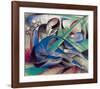 Dreaming horse-Franz Marc-Framed Giclee Print