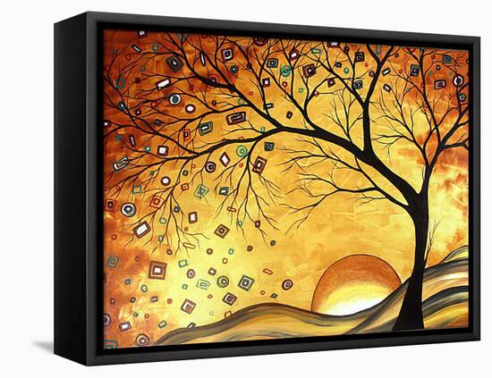 Dreaming in Gold-Megan Aroon Duncanson-Framed Stretched Canvas