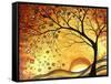 Dreaming in Gold-Megan Aroon Duncanson-Framed Stretched Canvas