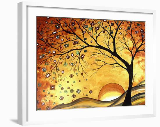 Dreaming in Gold-Megan Aroon Duncanson-Framed Art Print