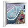 Dreaming in the Bath, 1991-Lucy Raverat-Framed Giclee Print