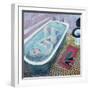 Dreaming in the Bath, 1991-Lucy Raverat-Framed Giclee Print