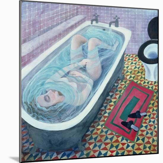 Dreaming in the Bath, 1991-Lucy Raverat-Mounted Giclee Print