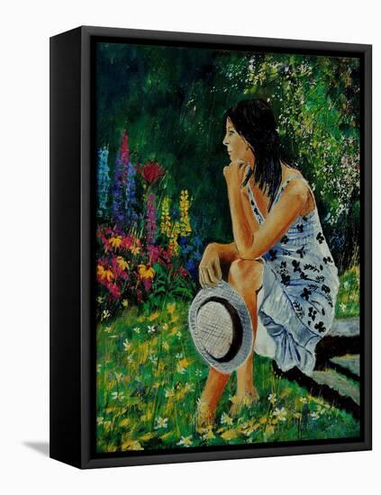 Dreaming In The Garden-Pol Ledent-Framed Stretched Canvas