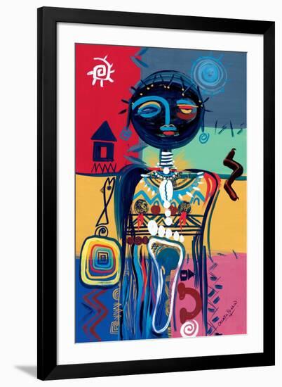 Dreaming of Africa, 2004-Oglafa Ebitari Perrin-Framed Giclee Print