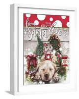 Dreaming of Christmas - From Santa with Love-Sheena Pike Art And Illustration-Framed Giclee Print