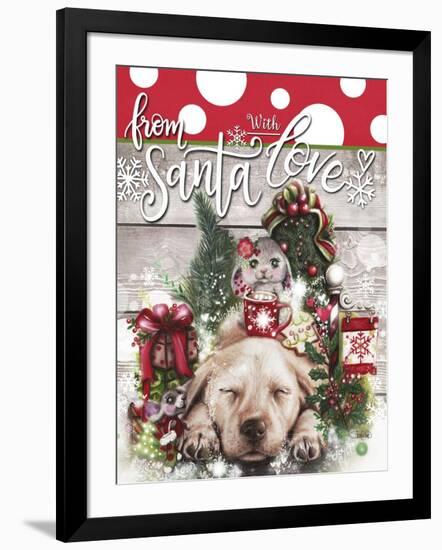 Dreaming of Christmas - From Santa with Love-Sheena Pike Art And Illustration-Framed Giclee Print