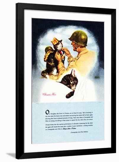 Dreaming of Hero's-Charles Bracker-Framed Giclee Print