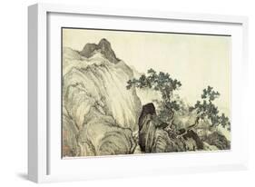 Dreaming of Immortality in a Thatched Cottage, Ming Dynasty, China-T'ang Yin-Framed Giclee Print