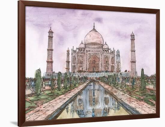 Dreaming of India II-Melissa Wang-Framed Art Print