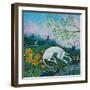 Dreaming of Spring,2020,(acrylics on canvas)-Lisa Graa Jensen-Framed Giclee Print