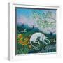 Dreaming of Spring,2020,(acrylics on canvas)-Lisa Graa Jensen-Framed Giclee Print