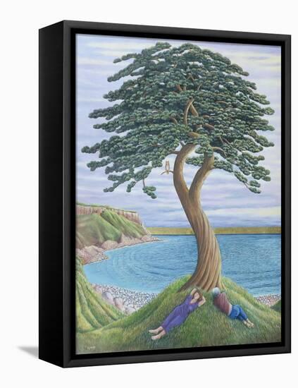 Dreaming of Trees on Portland, 2001-Liz Wright-Framed Stretched Canvas