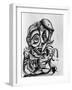 Dreaming of Youth, C.2021 (Charcoal on Paper)-Blake Munch-Framed Giclee Print