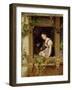 Dreaming on the Windowsill-August Friedrich Siegert-Framed Giclee Print