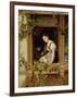 Dreaming on the Windowsill-August Friedrich Siegert-Framed Giclee Print