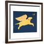 Dreaming Yellow 3Colar-Stephen Huneck-Framed Giclee Print