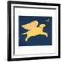 Dreaming Yellow 3Colar-Stephen Huneck-Framed Giclee Print